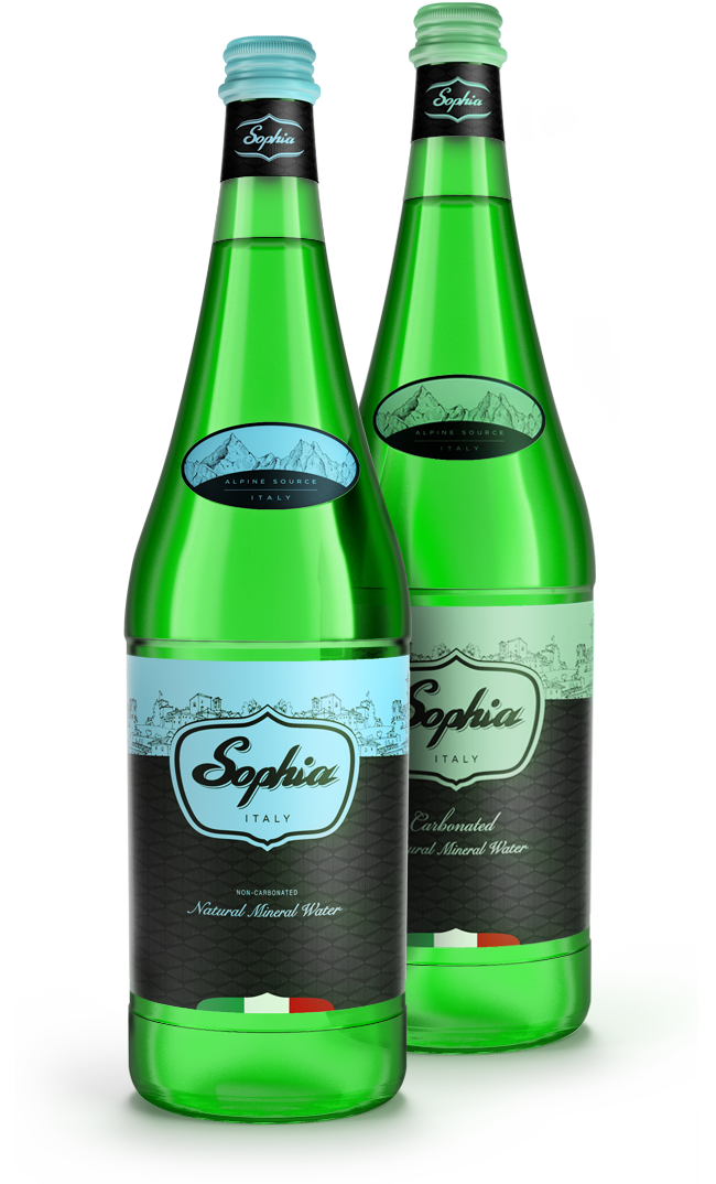 Premium Italian Water Sophia Natural Mineral Water, UAE